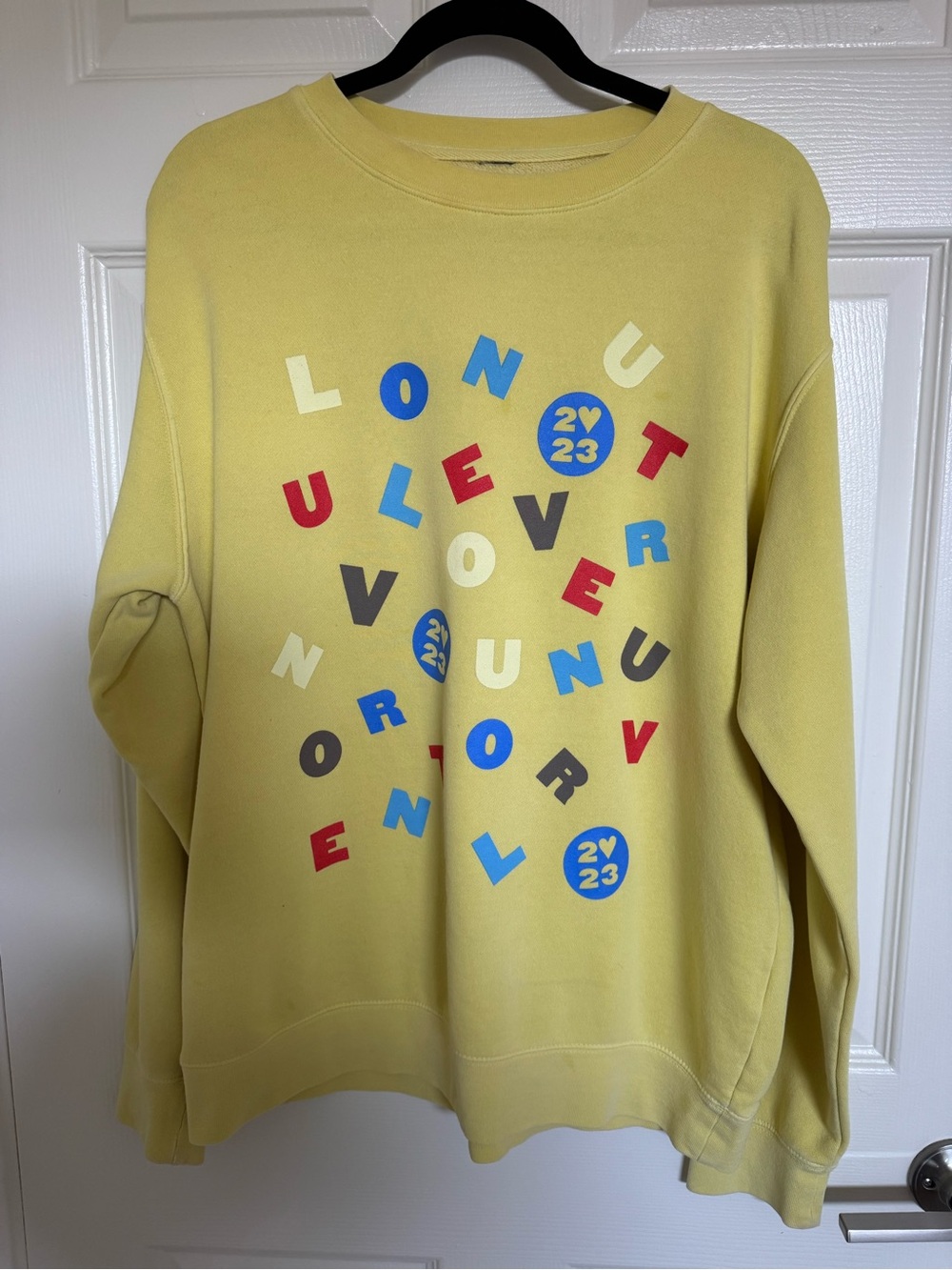 Harry Styles Love On Tour ‘23 Yellow Sweatshirt